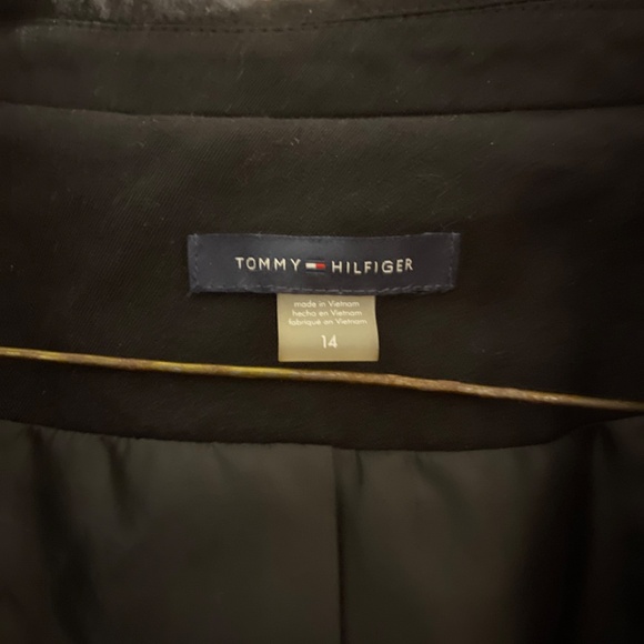 Tommy Hilfiger Black Jacket Size 14 - Picture 2 of 3